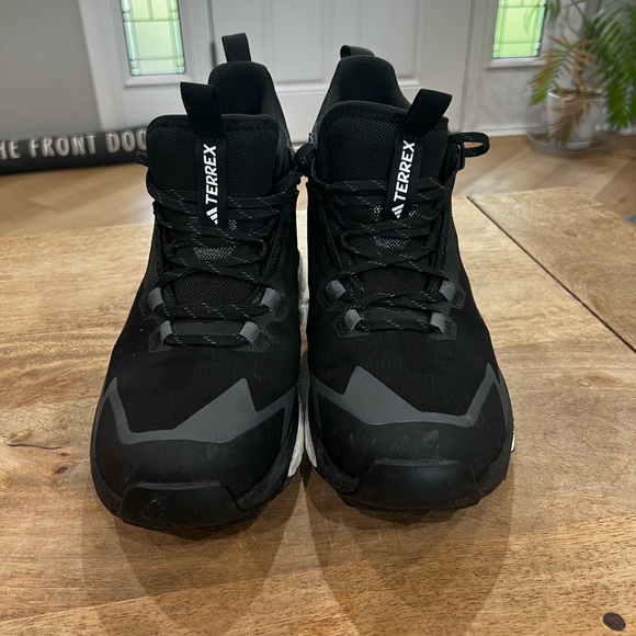 Adidas Terrex Black and White Hiking Boots - Picture 3 of 5